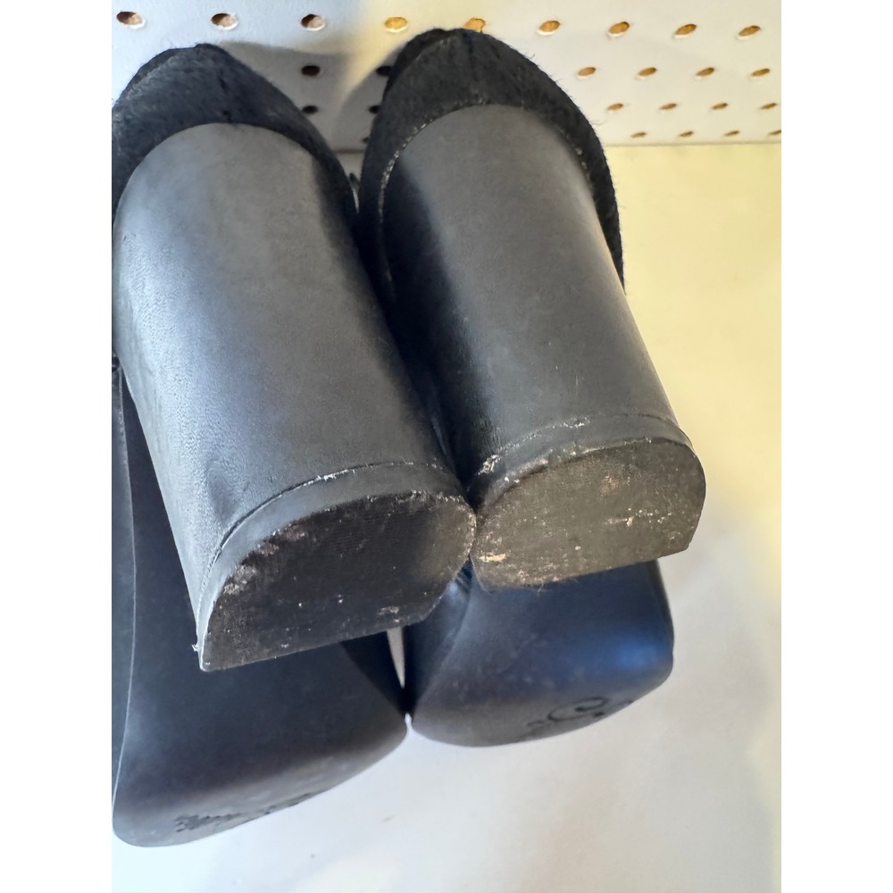 Seychelles by Corey Lynn Calter | Black Leather Calf Hair Pointed Toe Booties - Picture 8 of 10